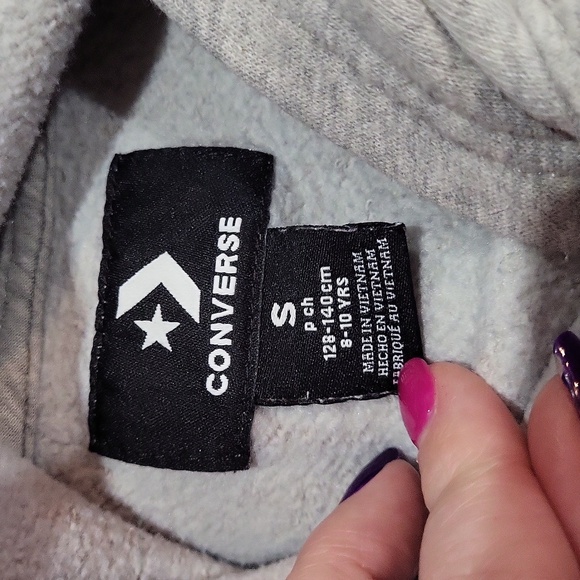 Girls Converse Hoodie - Picture 4 of 4